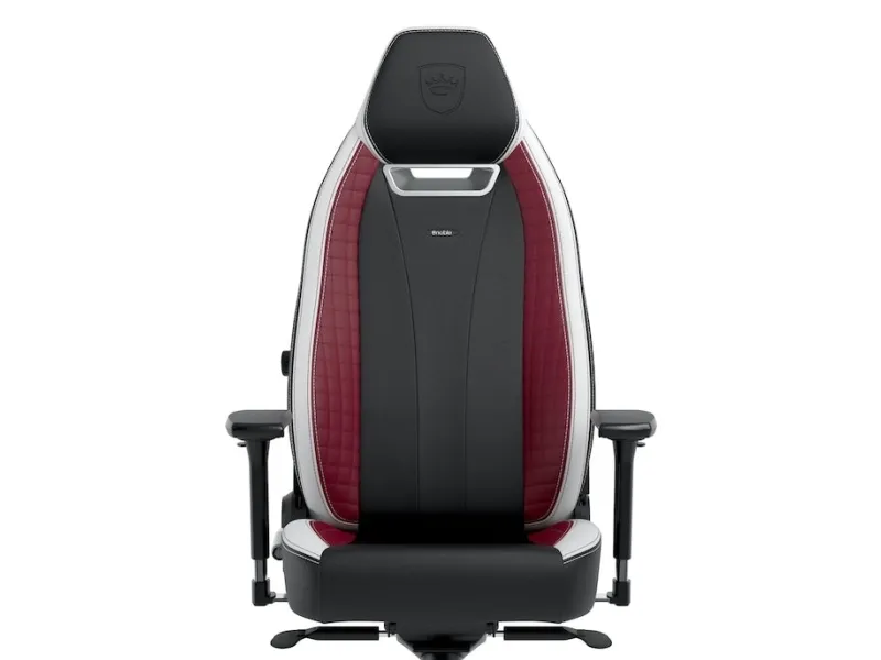 Noblechairs LEGEND - Spillestol - ergonomisk - armstøtter - T-formet - vippe - drejeled - high-tech falsk læder - sort, hvid, rød
