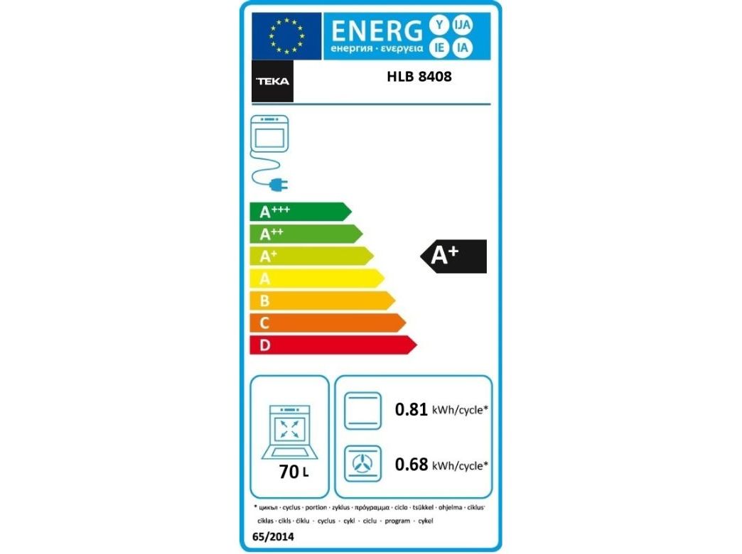 FORNO MULTIFUNÇÕES TEKA HLB 8408 BK PRETO A  71L 3215W HYDROCLEAN