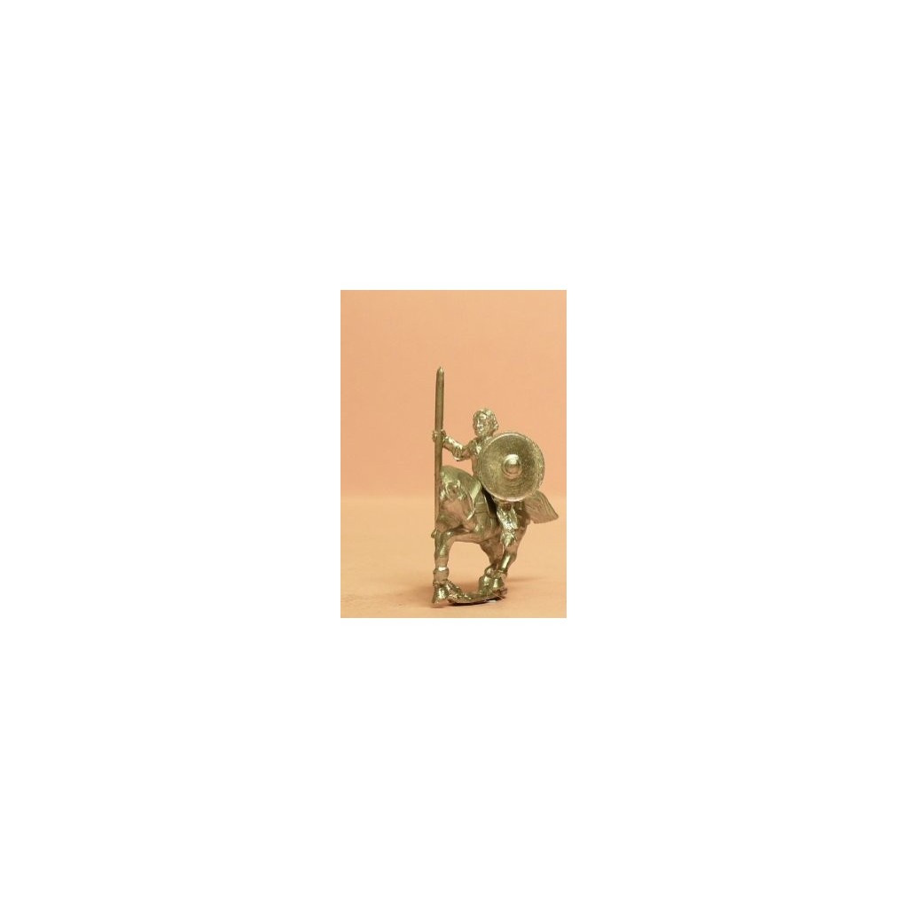 Light Cavalry with bare heads & round shields
