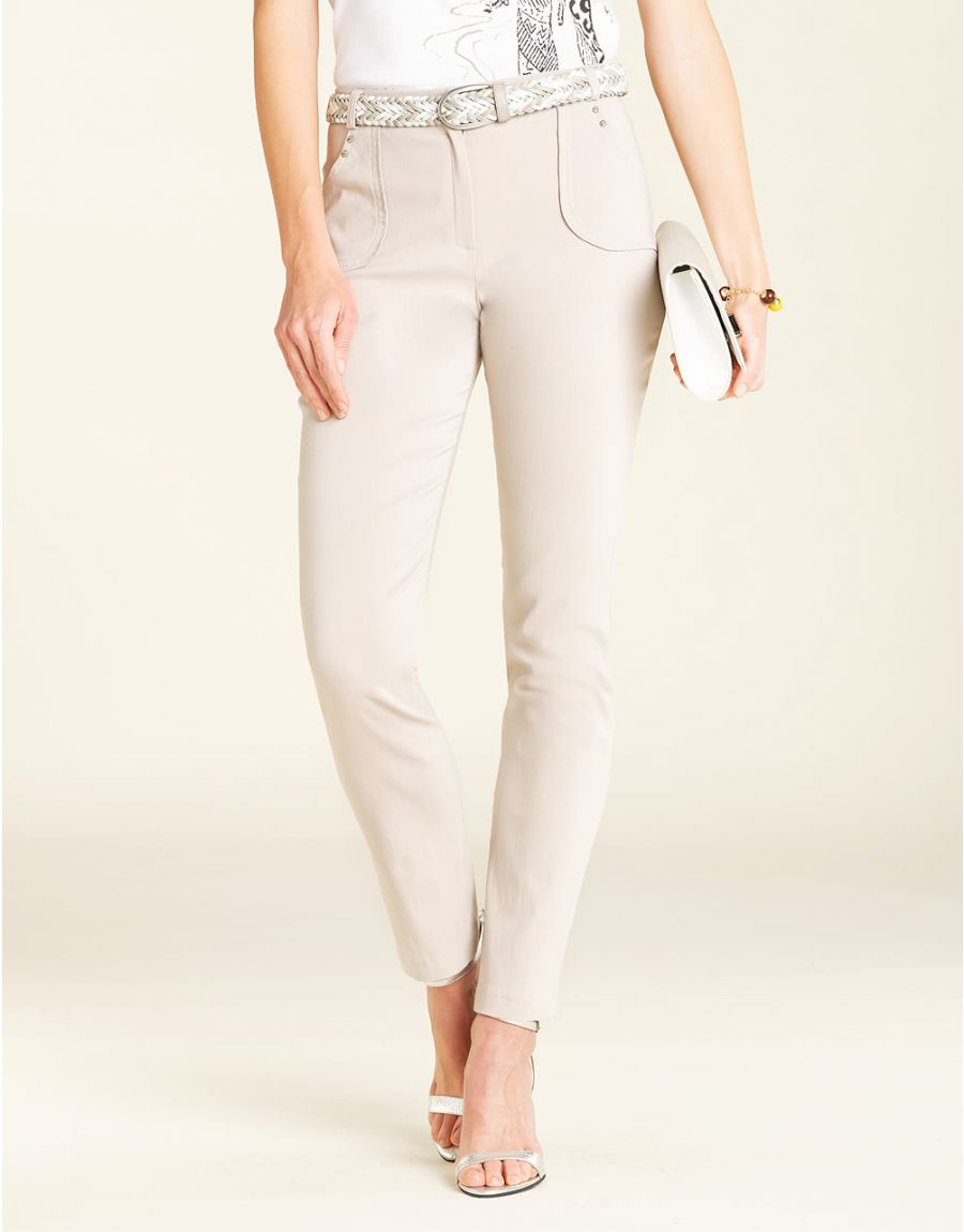 Pantalon 7/8e beige