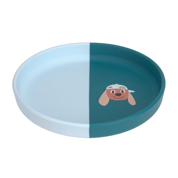 Lässig Tiny Team Dog Bord - Siliconen - Blauw