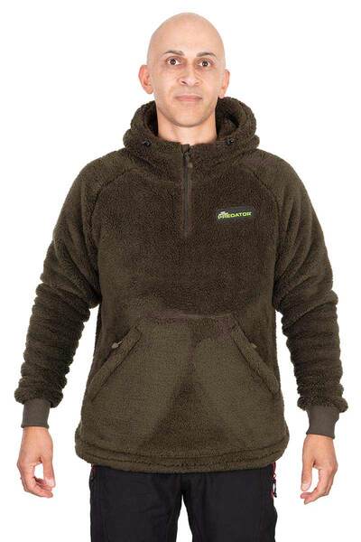 Sweat à Capuche Doublé Sherpa Predator Fox Rage