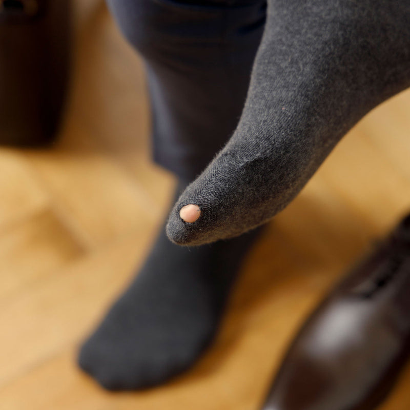 Business Socken aus Bio-Baumwolle Dunkelgrau