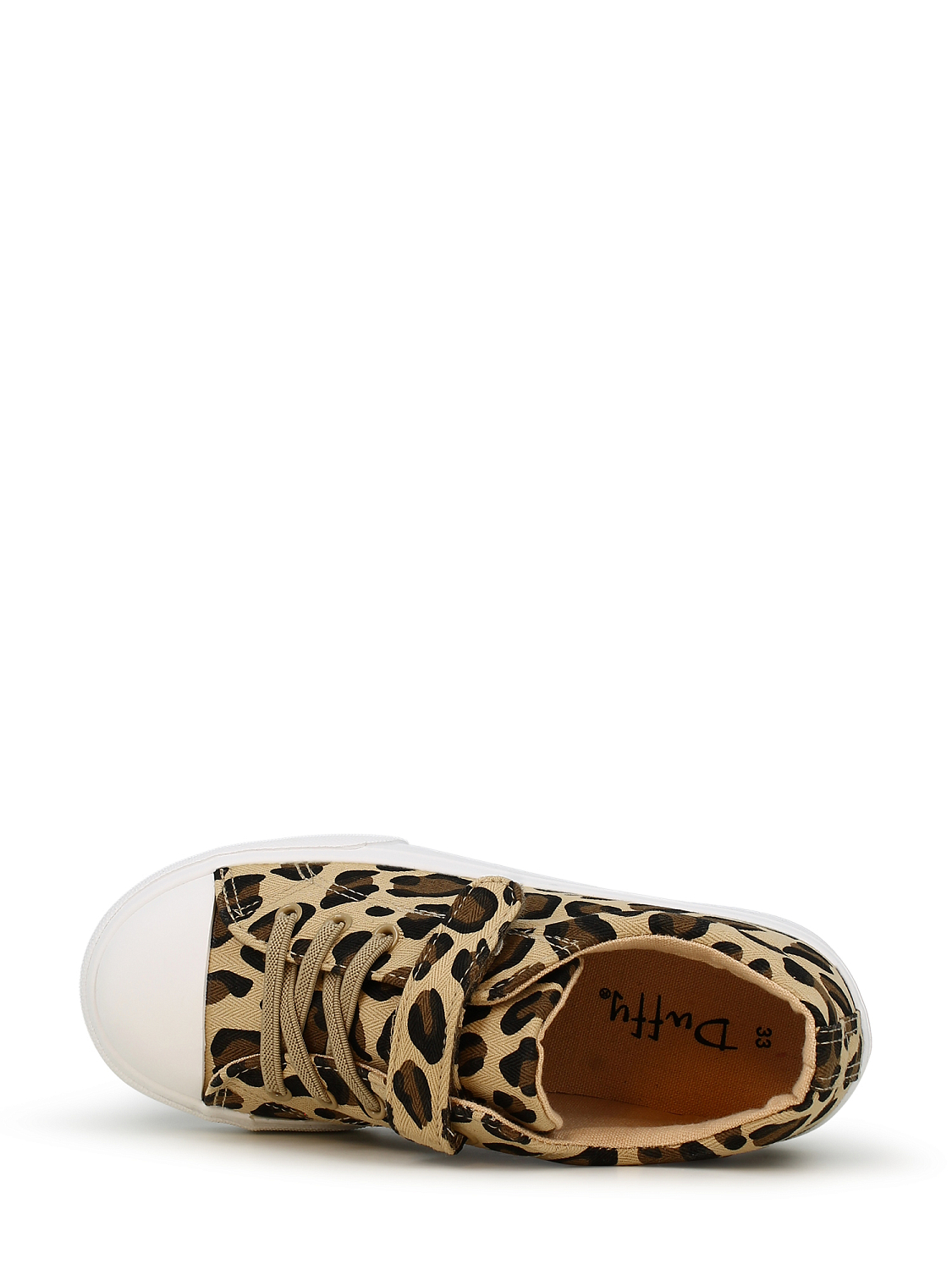Duffy Canva Leopard Sneaker