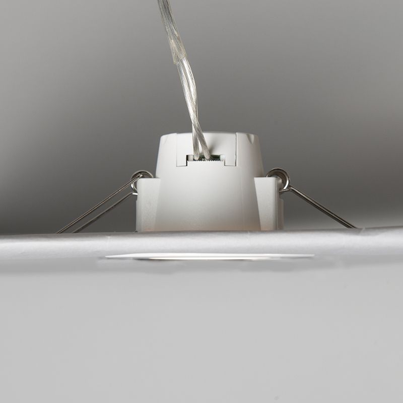 Set van 3 badkamer inbouwspots rond LED 5W wit waterdicht - Blanca