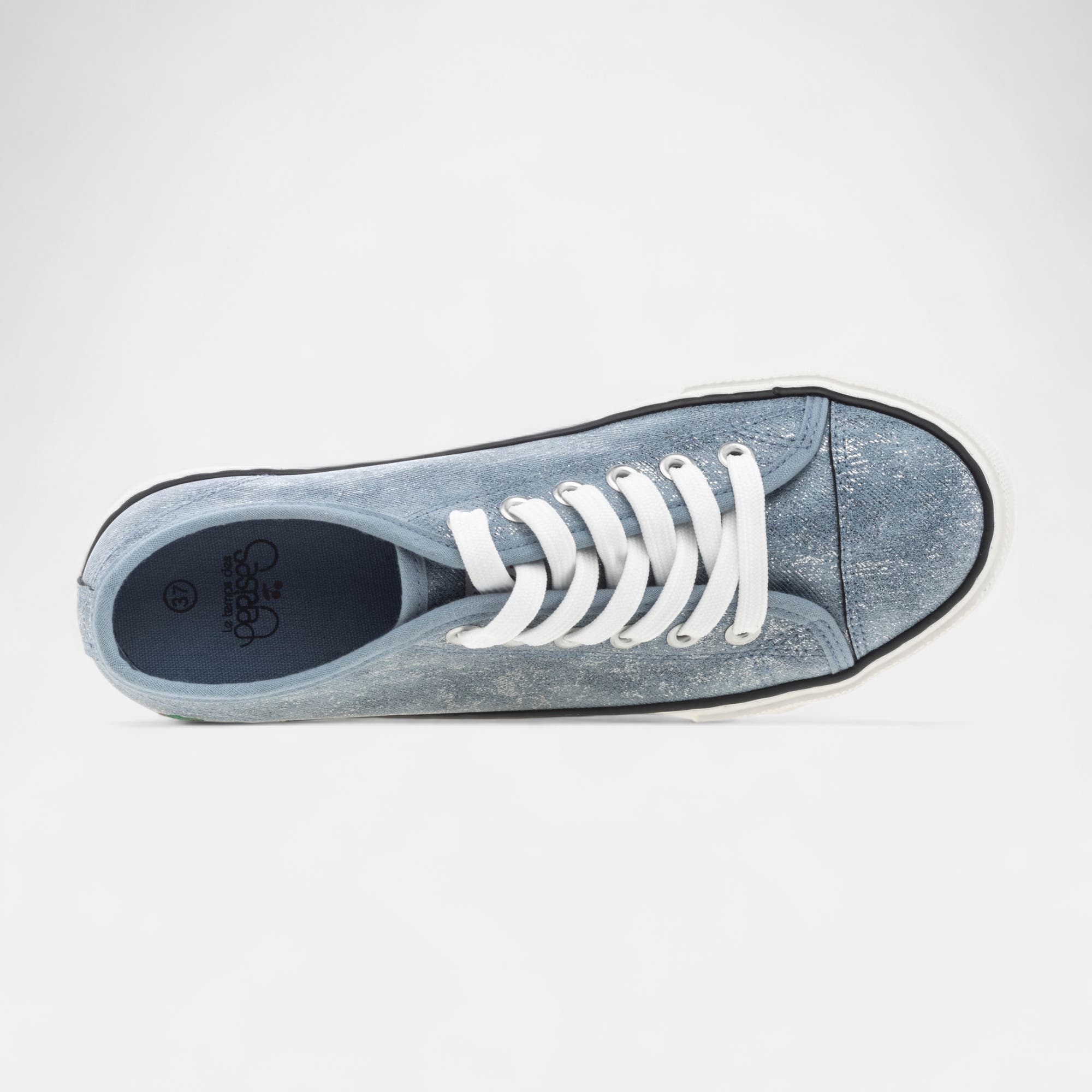 Baskets en toile Femme bleu