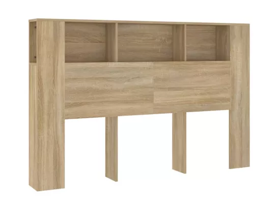 Armoire de tête de lit Chêne sonoma 160x18,5x104,5 cm