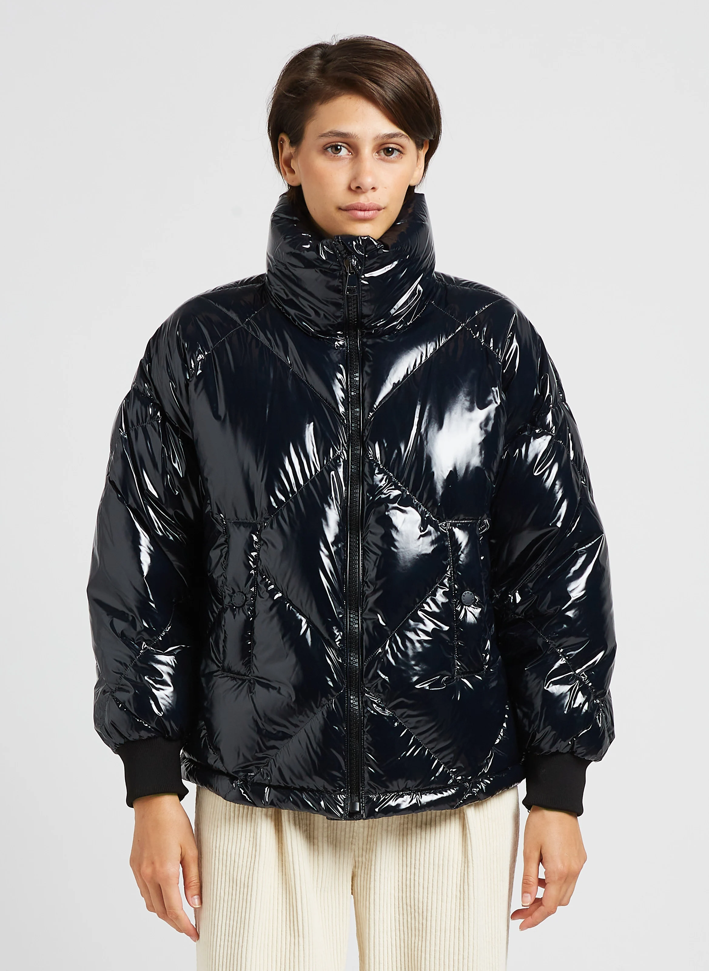 KURT - Doudoune col montant imperméable| Noir