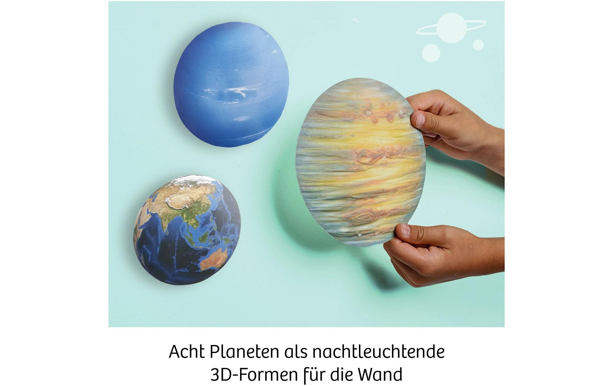 Experimentierkasten Nachtleuchtende PlanetenWandsticker in 3D