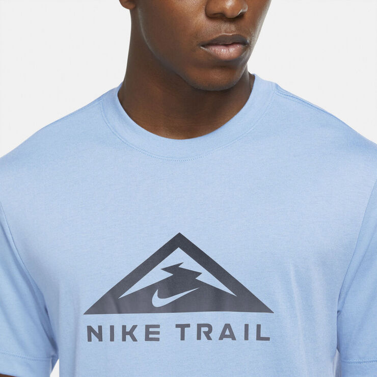 Nike Dri Fit Trail Lobe T Shirt Blå