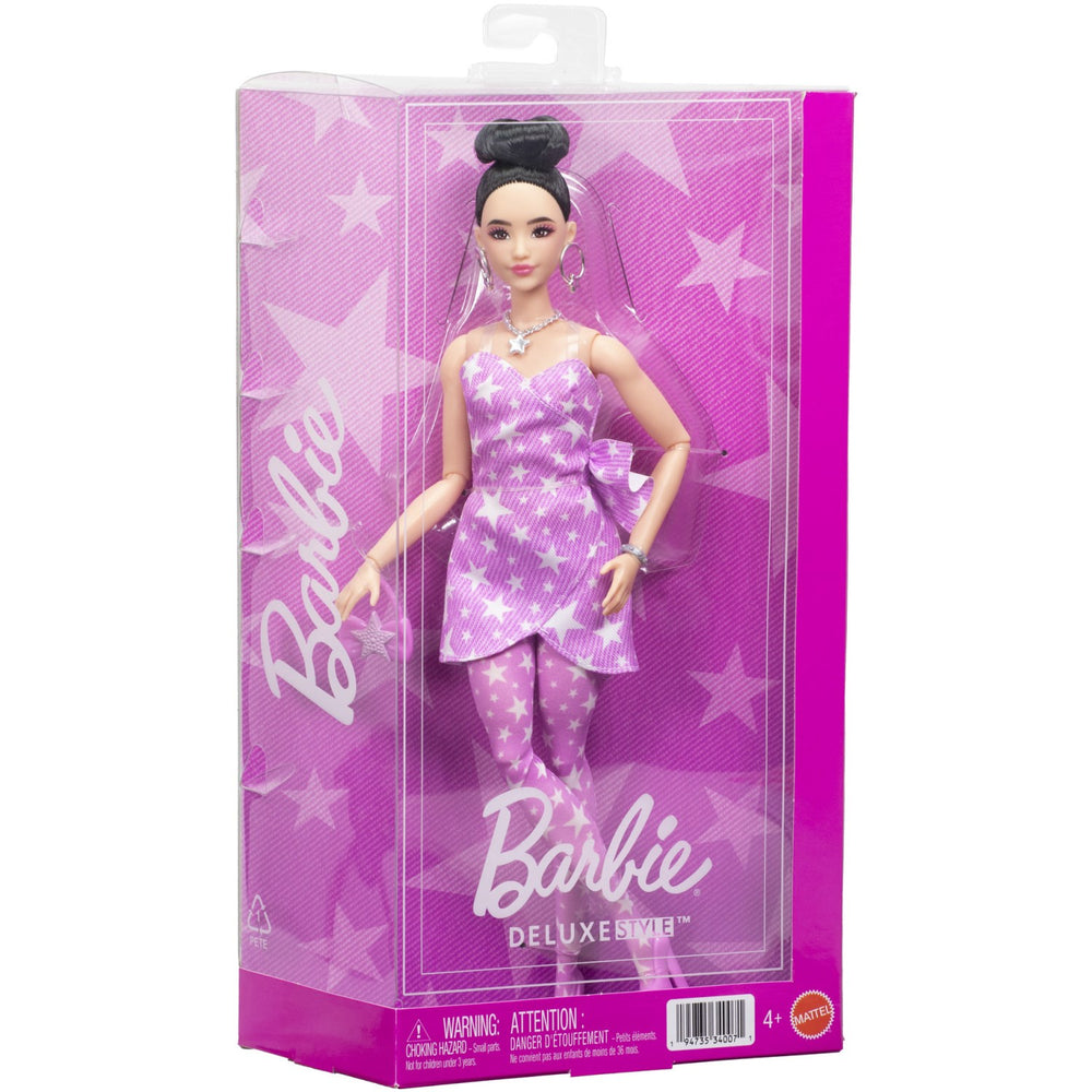 Køb Barbie® Deluxe Lyserød Denimstjerne-wrap Asiatisk