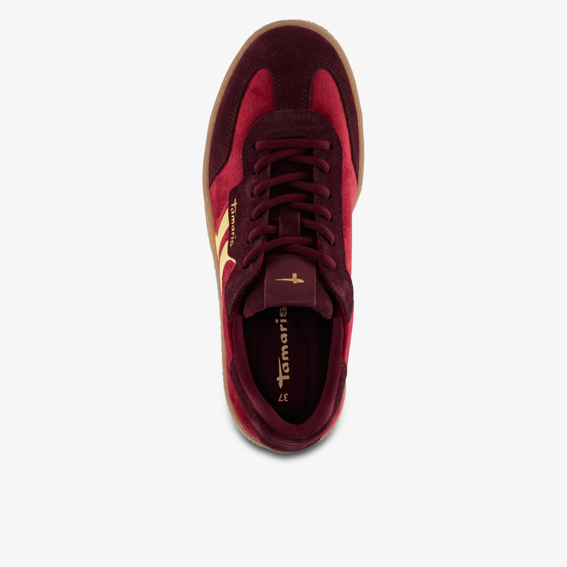 Tamaris Damen Sneaker Low rot