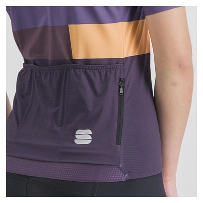 Maillot Manches Courtes Femme Sportful Snap Violet