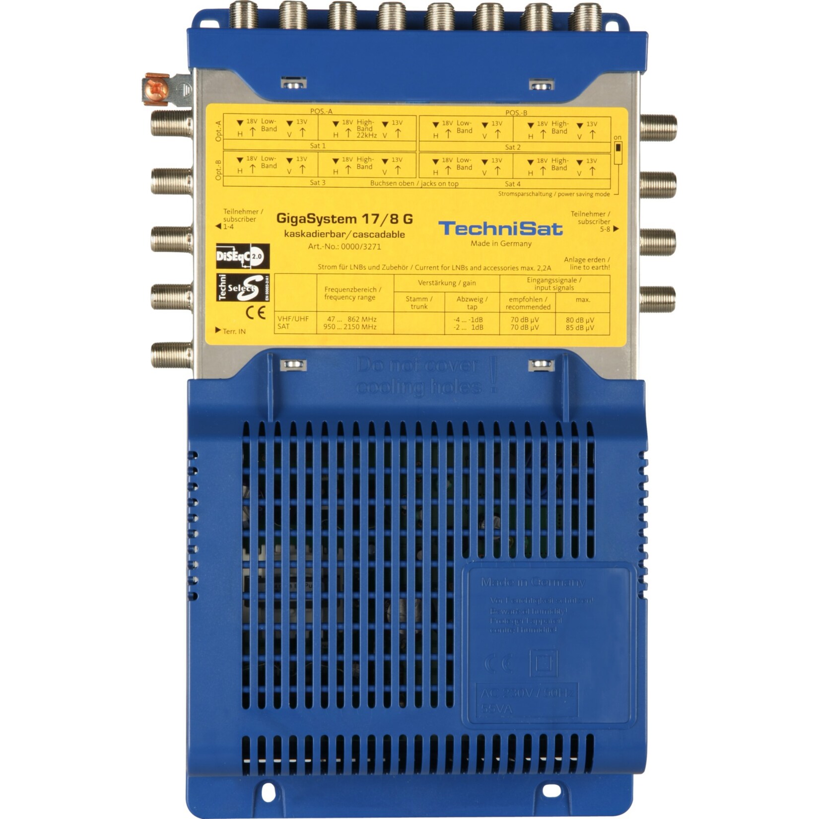 TechniSat Multischalter GigaSystem 17/8G