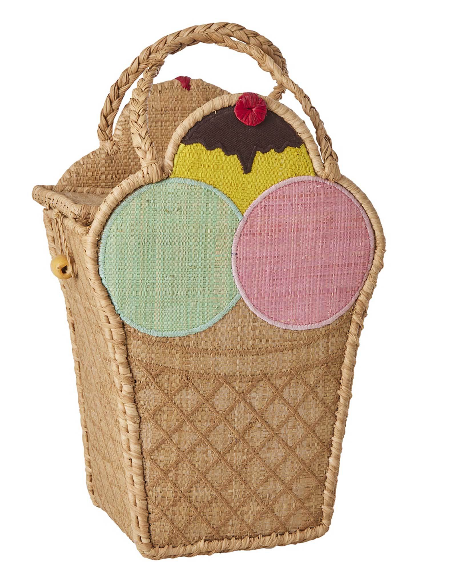 Raffia-Tragetasche EIS (30x12,5x20)