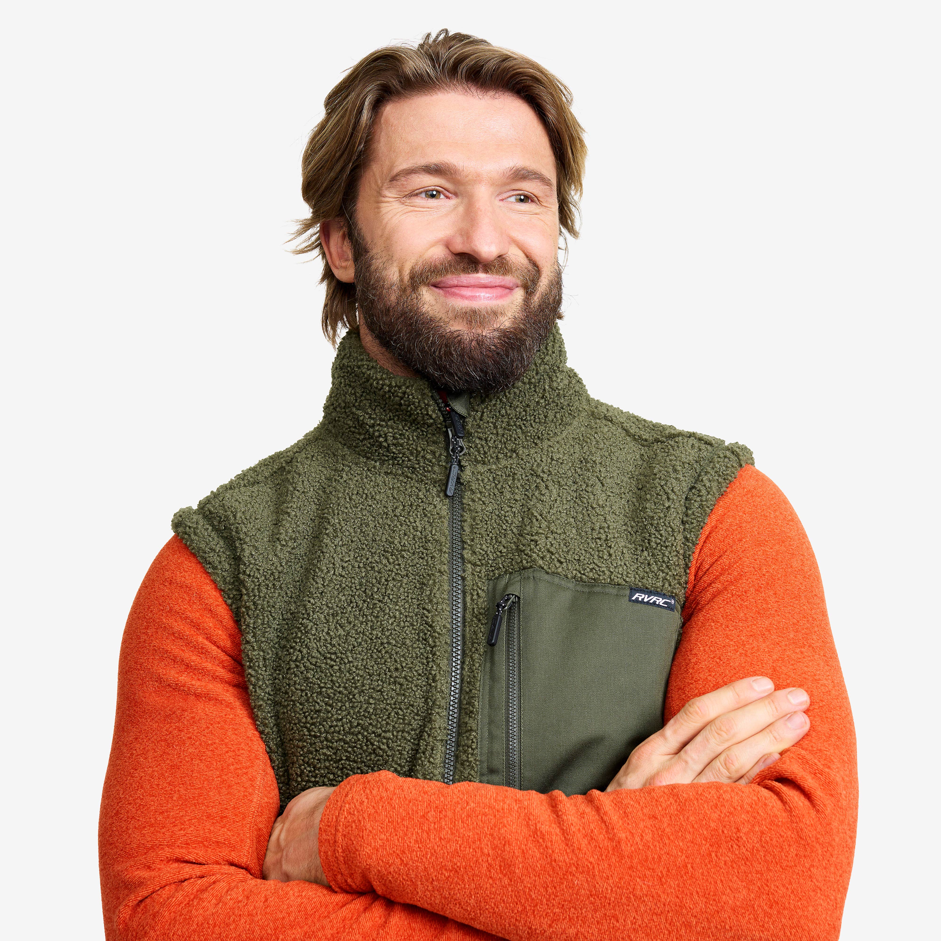Bigfoot Pile Vest Herre Grape Leaf