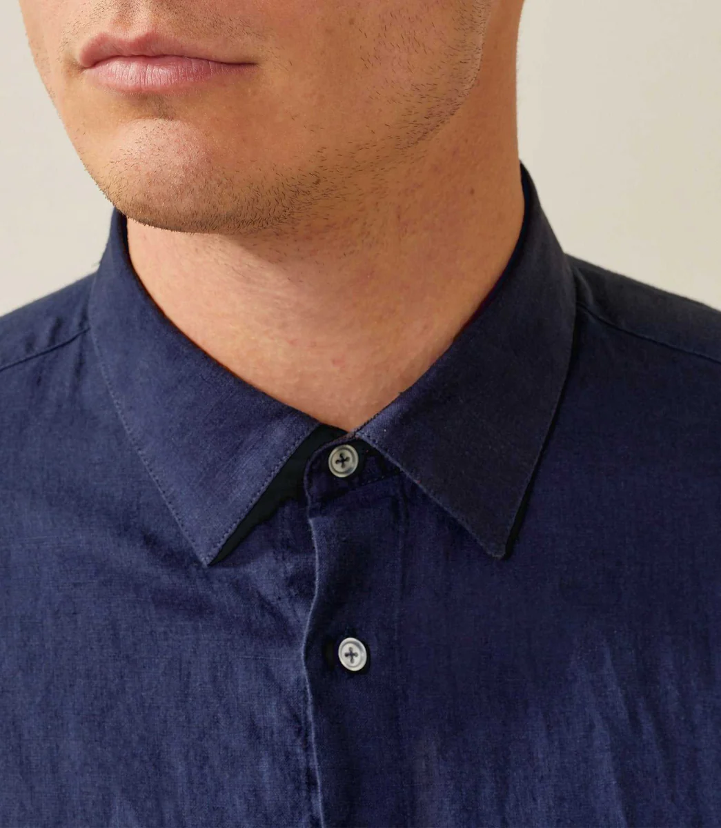 Chemise casual marine 