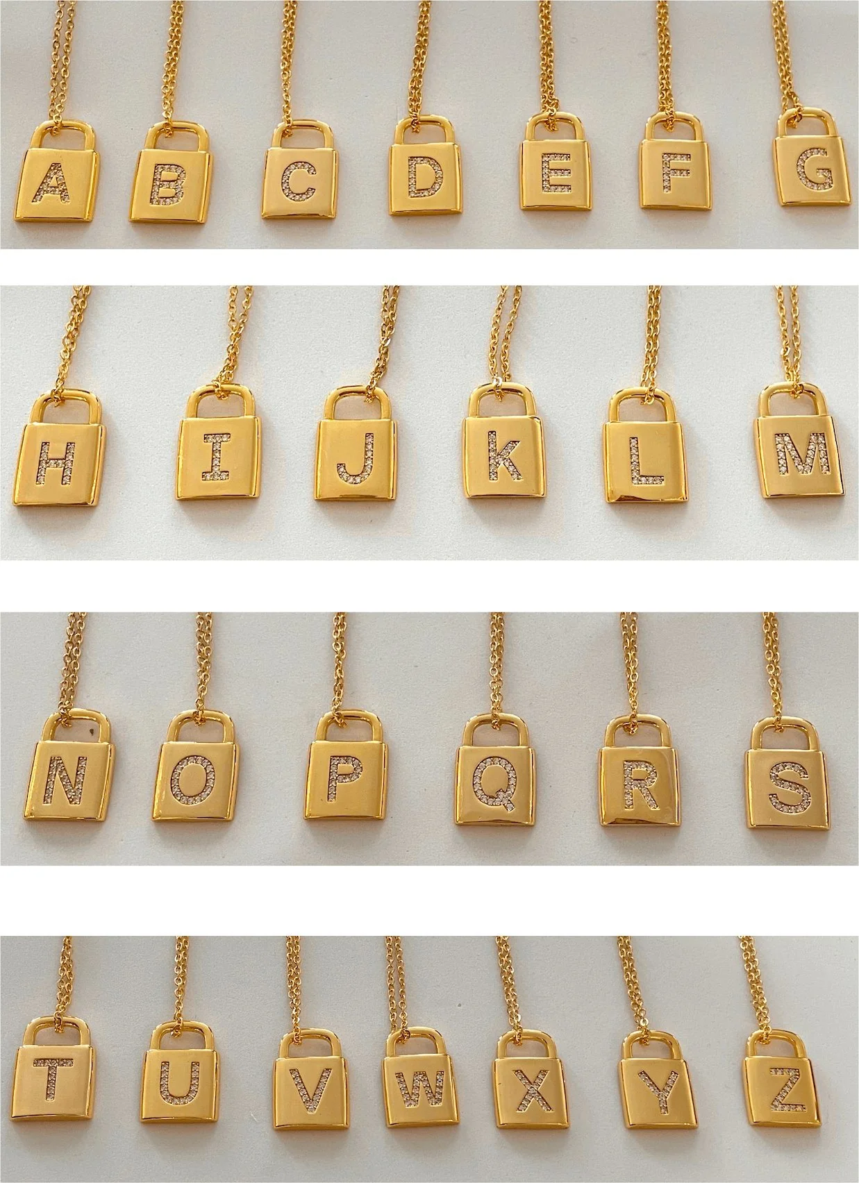 EMM Copenhagen Lock Letters Halskæde