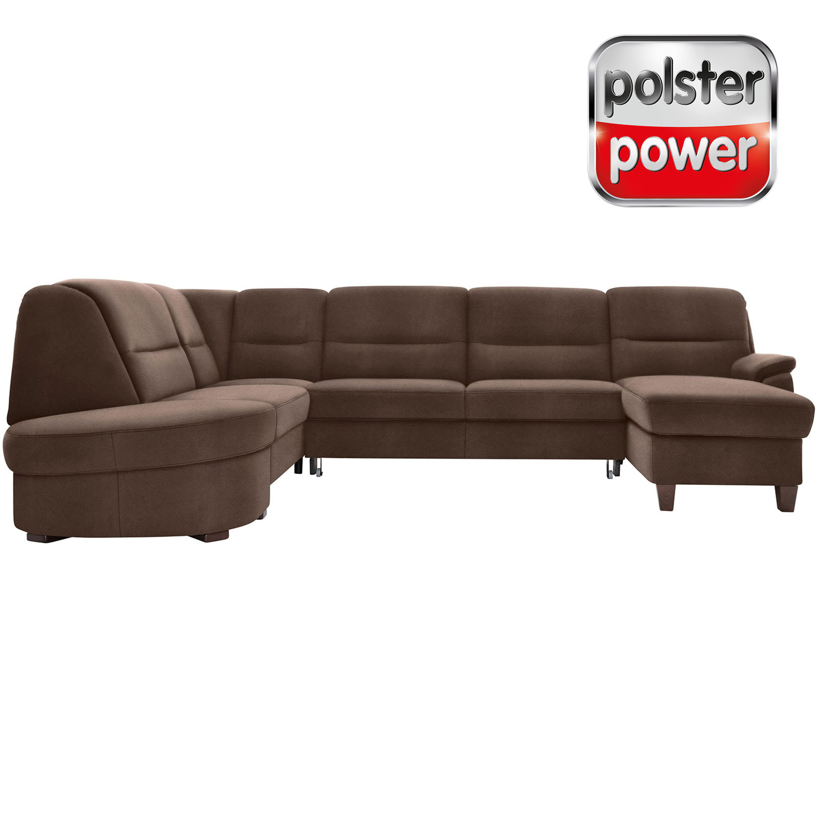polsterpower Wohnlandschaft - Saddle nougat - Basismodell - rechts