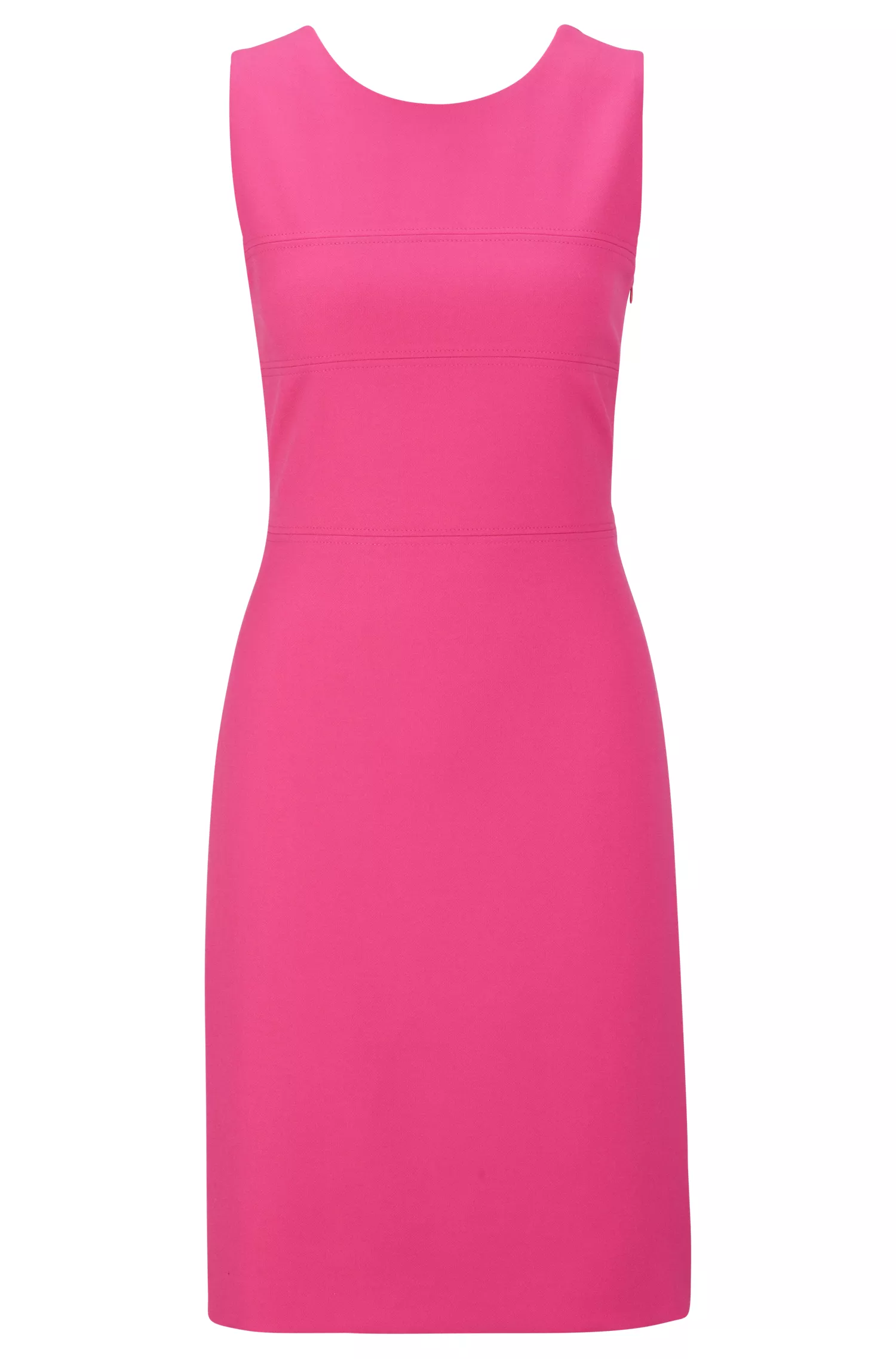 Vestido preto justo BOSS com detalhe vazado