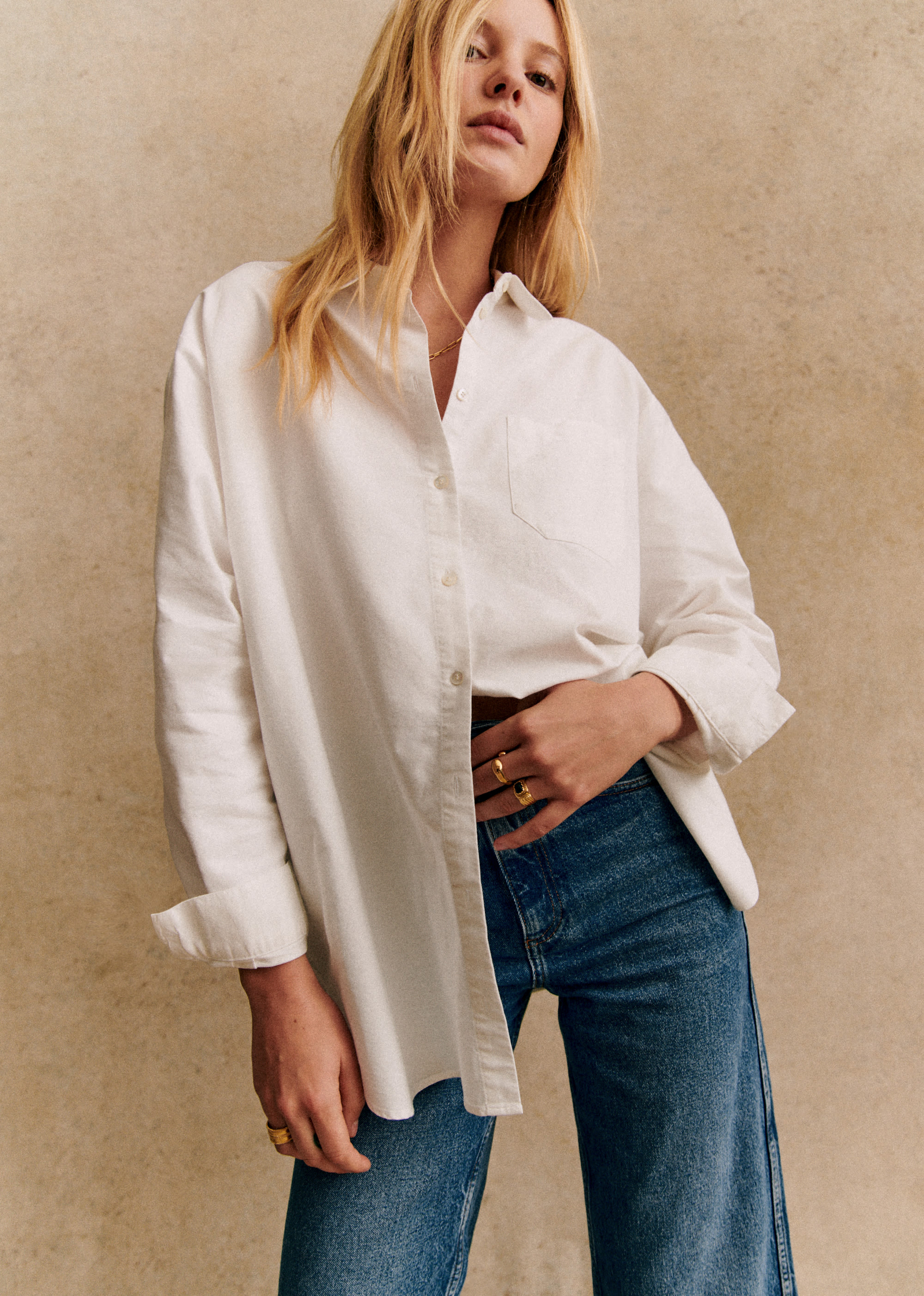 Chemise Max - Blanc Casual - E-SHOP/CHEMISES & BLOUSES 5905232