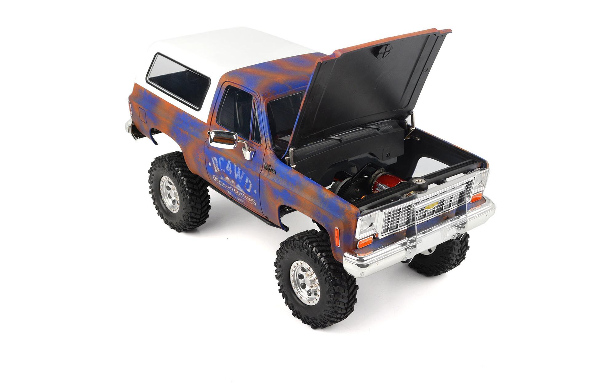 Scale Crawler TF2 Chevy Blazer Rust Bucket, RTR, 1:10<br>Trail Finder 2 Crawler mit Chevrolet K5 Blazer Karosserie in rostigem Design