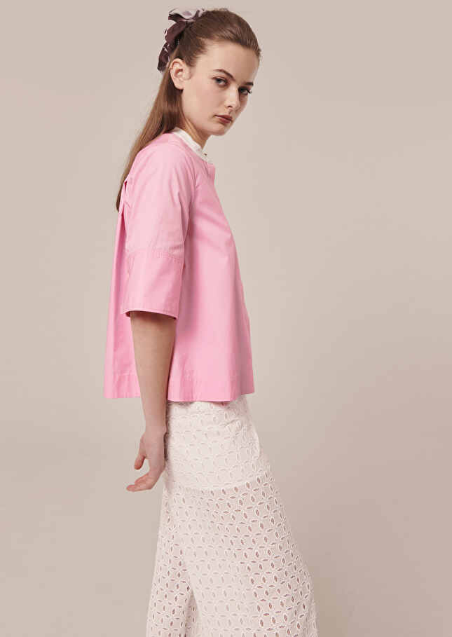 Chemise Camillianarose en popeline