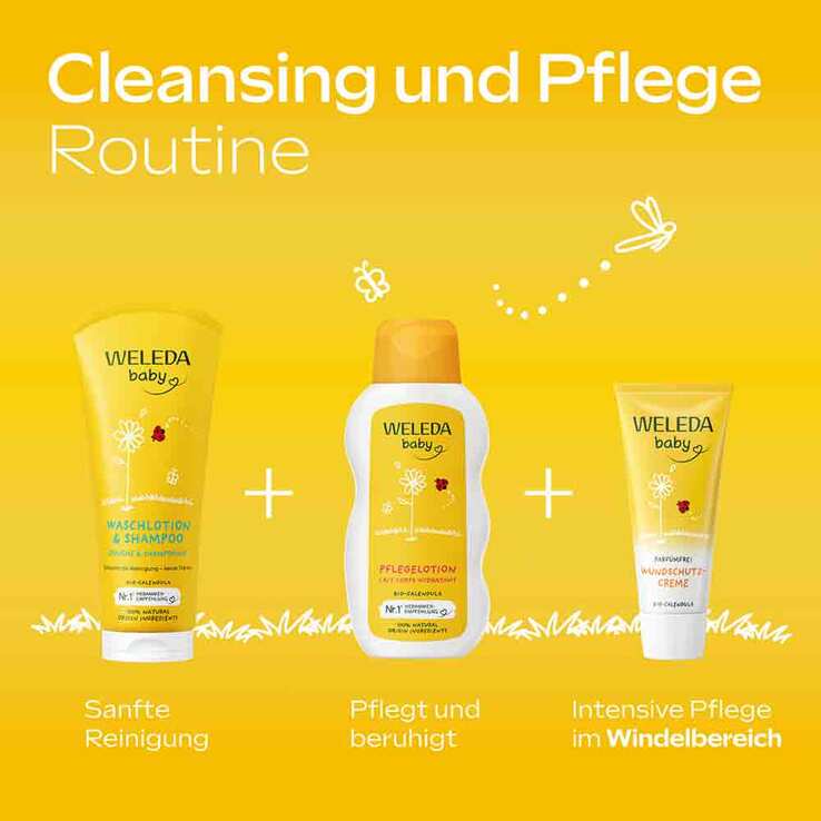 Weleda Calendula Waschlotion & Shampoo, 400 ml