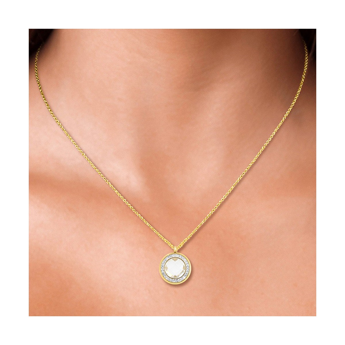 Collier SC Bohème orné de cristaux scintillants