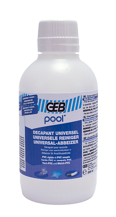 Décapant universel raccords et tuyaux PVC 250ml