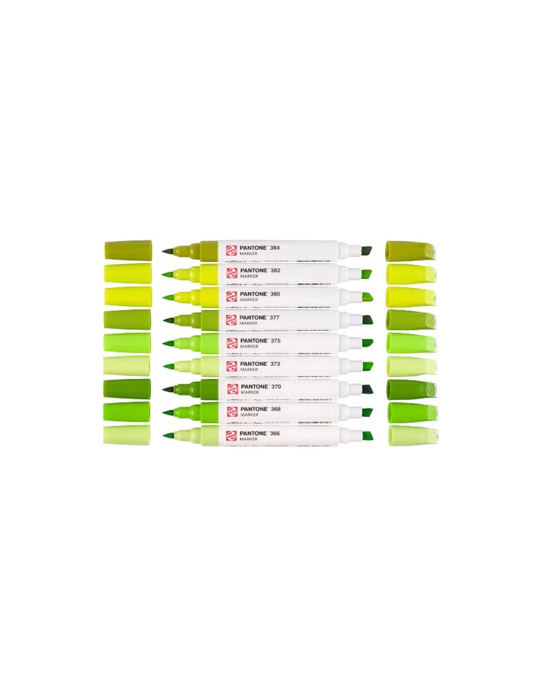 Set 9 x Green Yellow Pantone