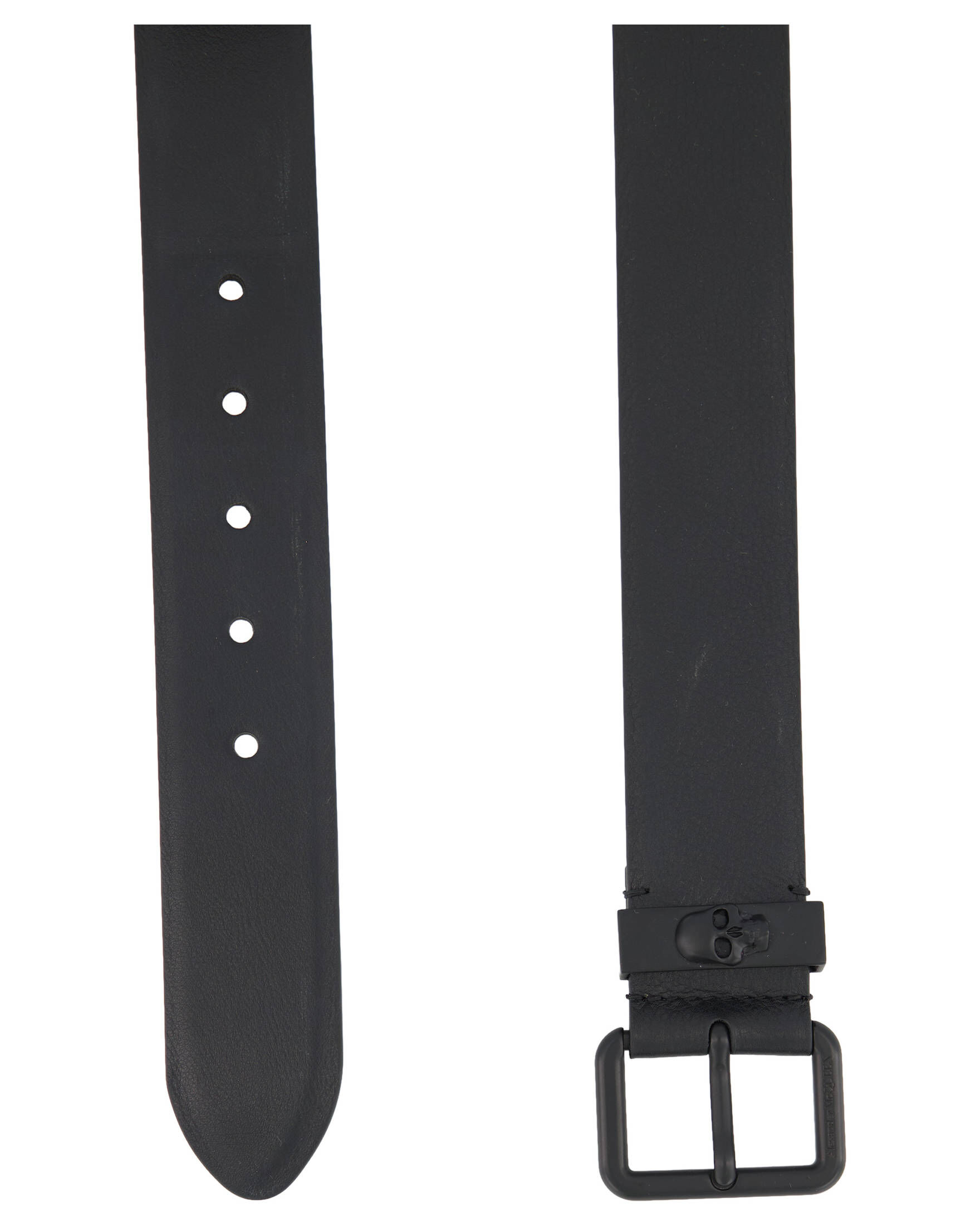 Alexander McQueen| Herren Ledergürtel SKULL LOOP BELT