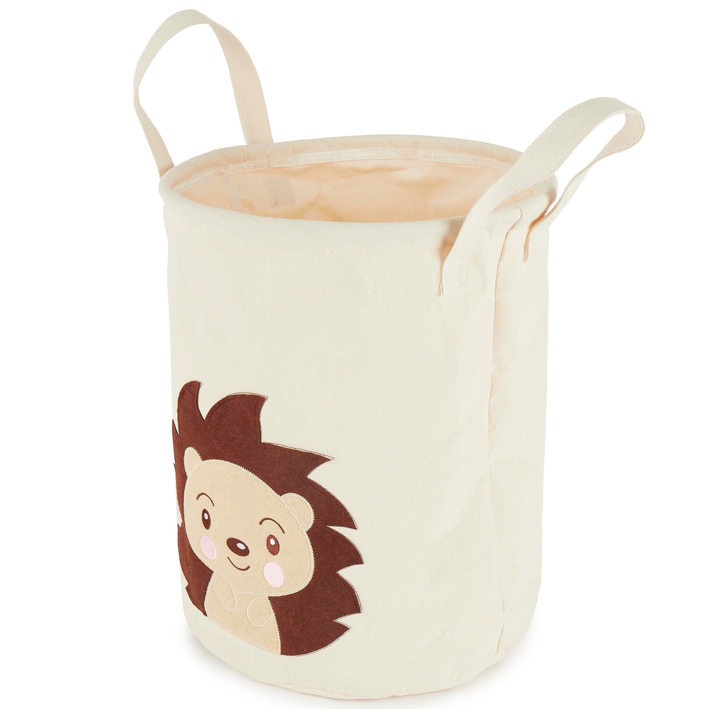 Bieco Wäschekorb Igel Piksi beige