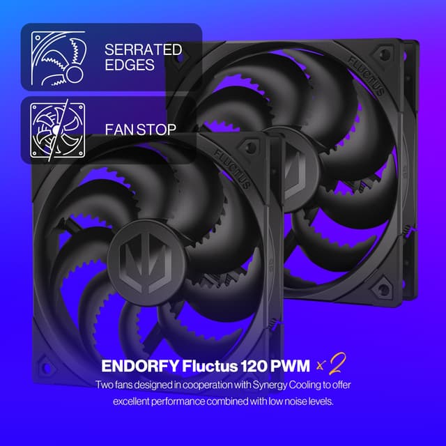 Endorfy Fera 5 dual fan CPU-luftkøler (sort)