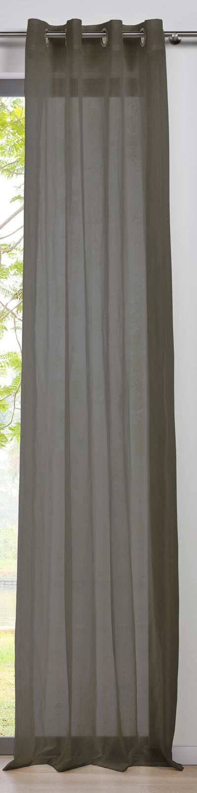 my deco Ösenschal PURE 135 x 300 cm grau