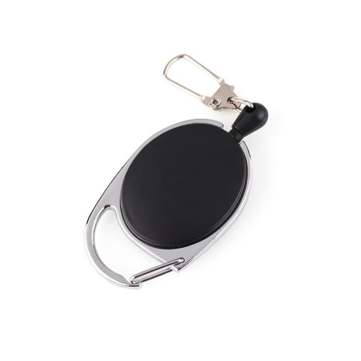 Nøkkelring med jojo-funksjon og uttrekkbar streng 72 cm 2-pakning
