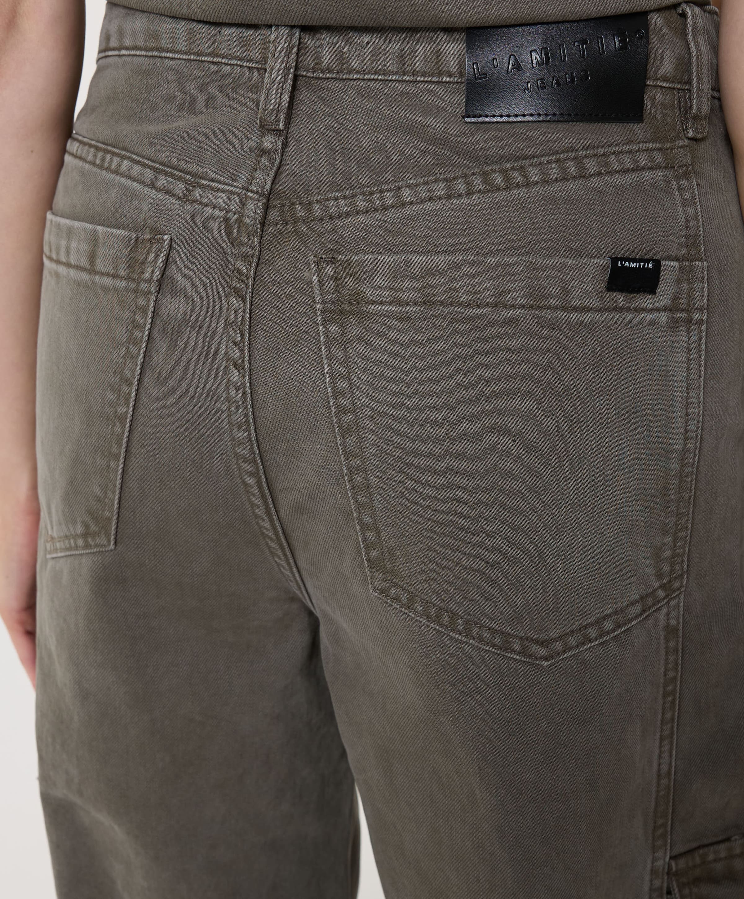 Haute L'Amitié Enigma Pocket Tall dames broek beige
