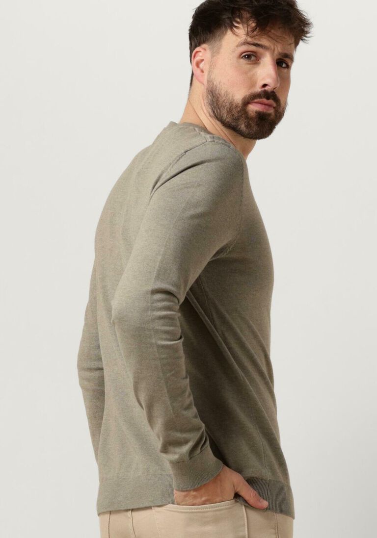 SELECTED HOMME groene selected homme trui slhberg crew neck noos