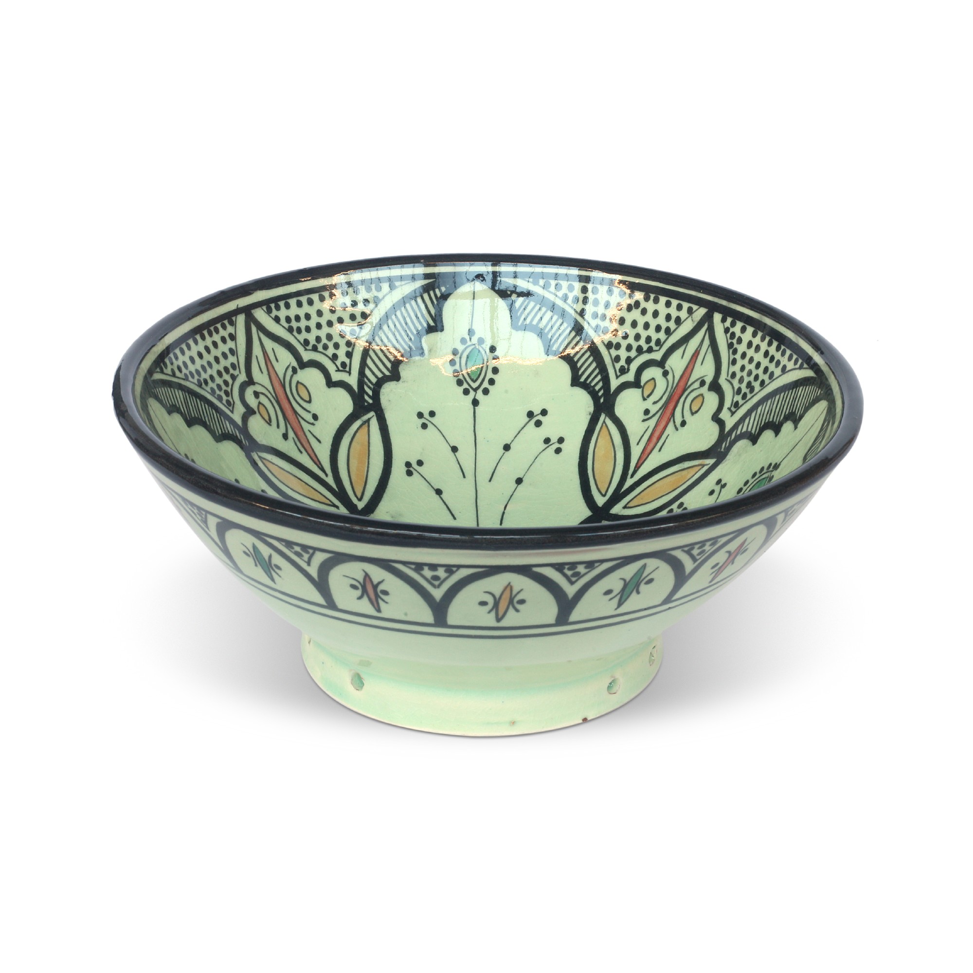 Zierschale, mint, Ø 20 cm, H 9 cm von fischer's lagerhaus