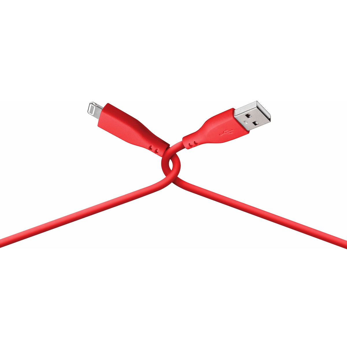 Goji USB-A til Lightning kabel 1,8m (rød)