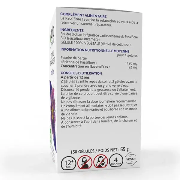 Arkopharma Arkogélules Flor de Maracujá Orgânica 150 cápsulas