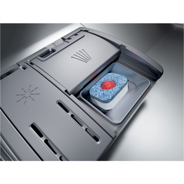 Siemens Stand-Geschirrspüler iQ300 SN25ZI49CE Silver Inox