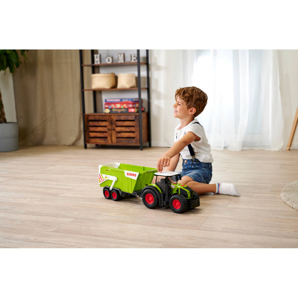 Claas tractor met aanhanger - 64 cm