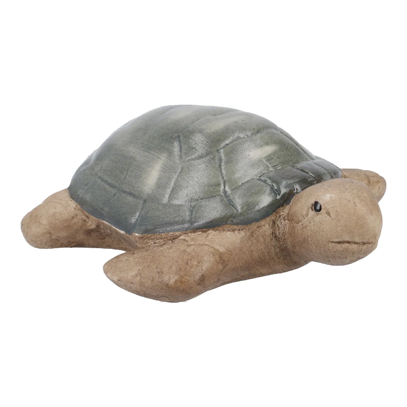 Schildkröte Natur, grün, 12.5 cm