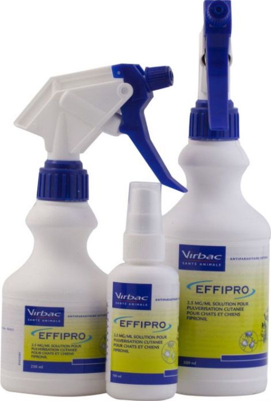 Effipro - Spray - Anti-Vlooien - Teken - Luizen - Fipronil