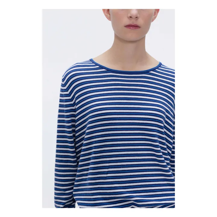 Our Sister Pull Pumpkin Spicy Rayures | Bleu pétrole