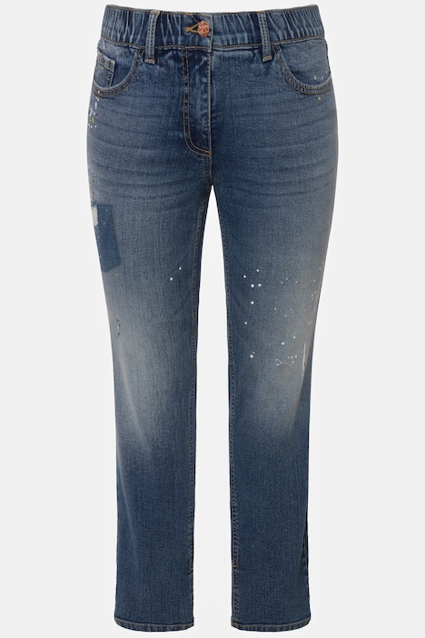 Jeans Sarah, Destroyeffekte, schmales Bein, Elastikbund