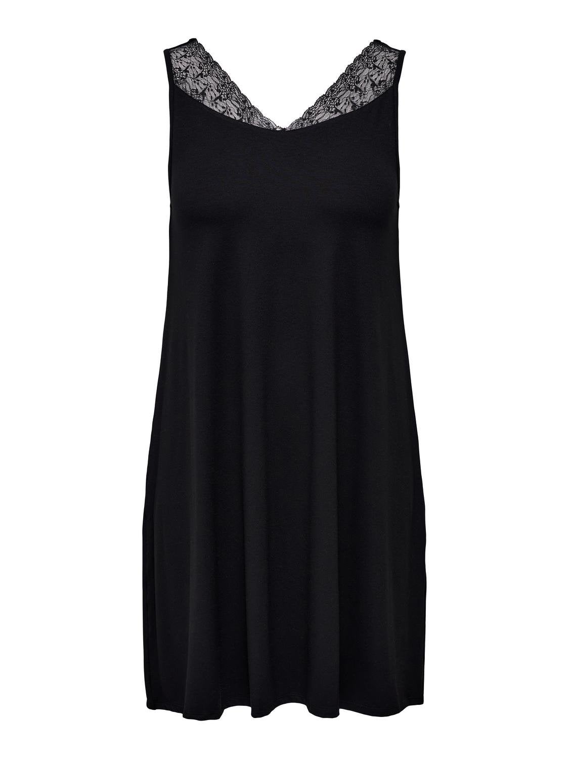 CARSIERA Langes Kleid Black