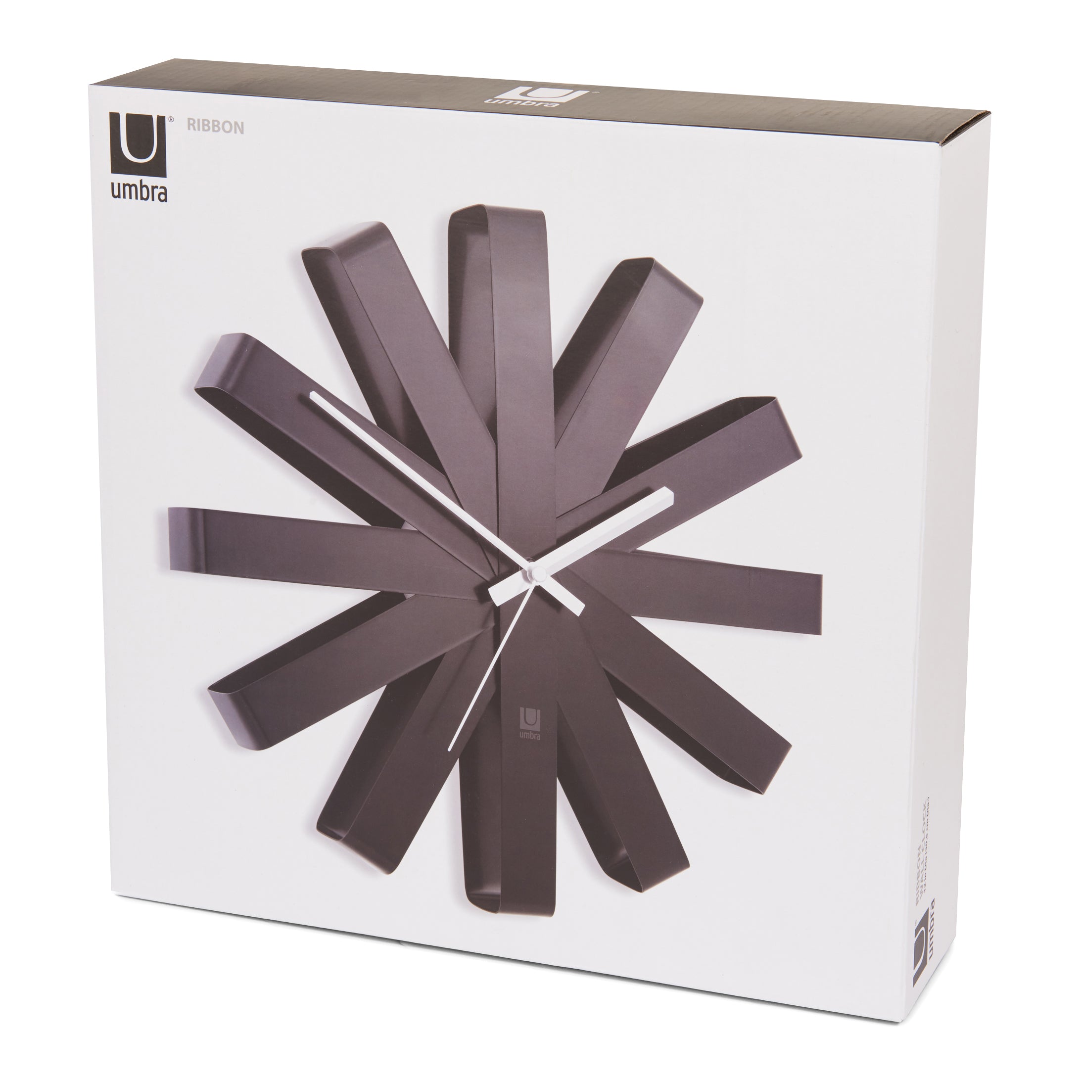 Umbra Ribbon Wandklok Ã 30 cm - Zwart