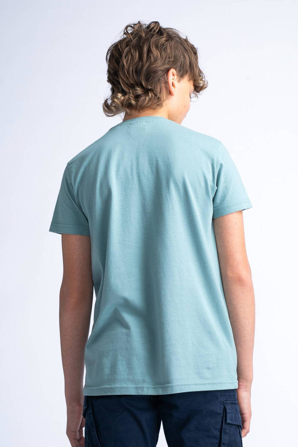 Petrol Industries T-shirt grijsblauw